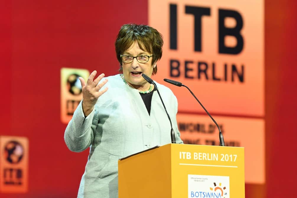 ITB Berlin 2017 - Opening ceremony - Brigitte Zypries, Federal Minister for Economic Affairs and Energy