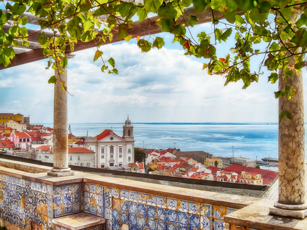 Az egyik legszebb miradour Lisszabonban