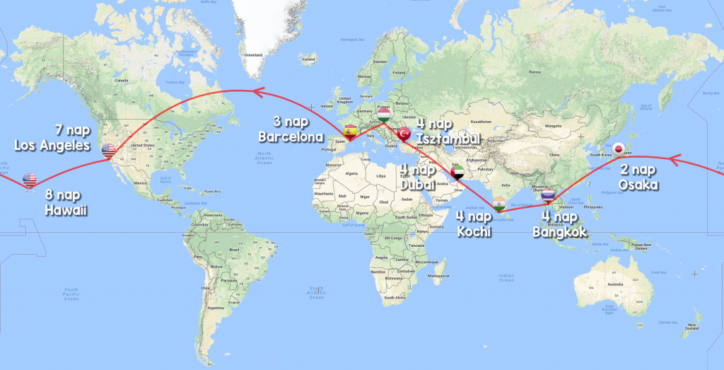 Utazd körbe a világot 39 nap alatt!