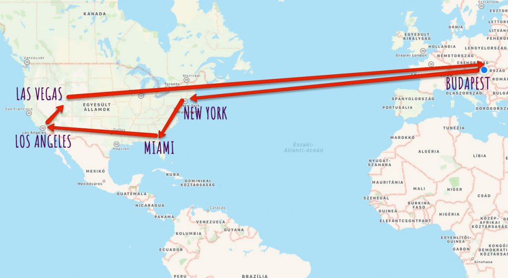 Életre szóló élmény: Utazz Amerikába! New York, Miami, Los Angeles, Las Vegas repülőjegy összesen 208.700 Ft-ért!