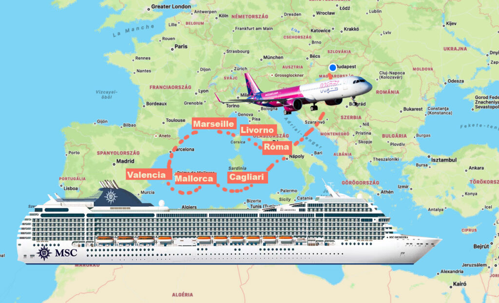 8 napos mediterrán óceánjárózás Római indulással teljes ellátással, repülővel 199.800 Ft-ért!