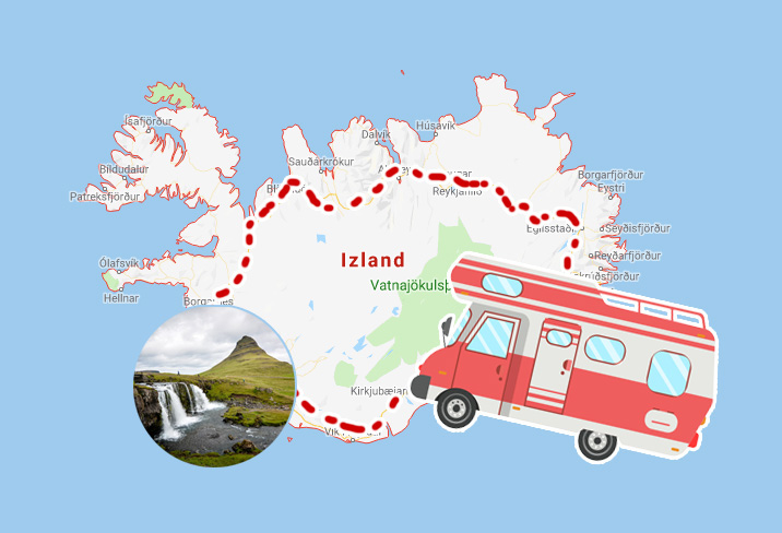 Egy hetes lakóautós kaland Izlandon repülővel 128.000 Ft-ért!