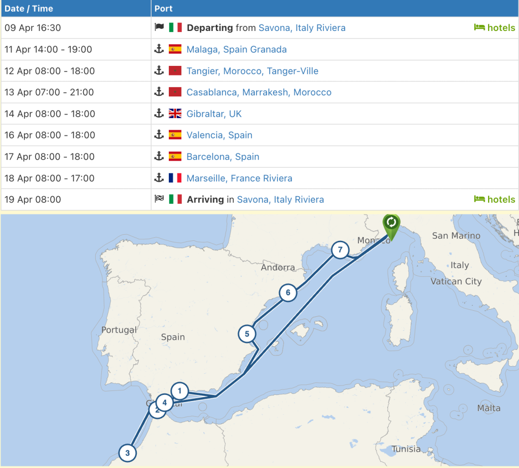 Forrás: cruisemapper