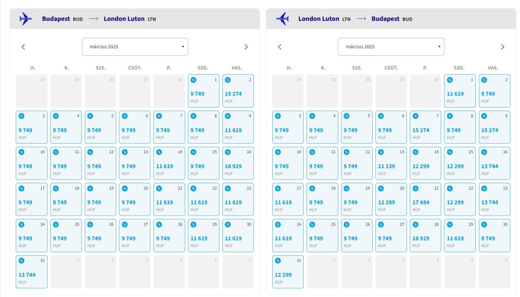 Halomban állnak a repülőjegyek Londonba 9.749 Ft-ért!