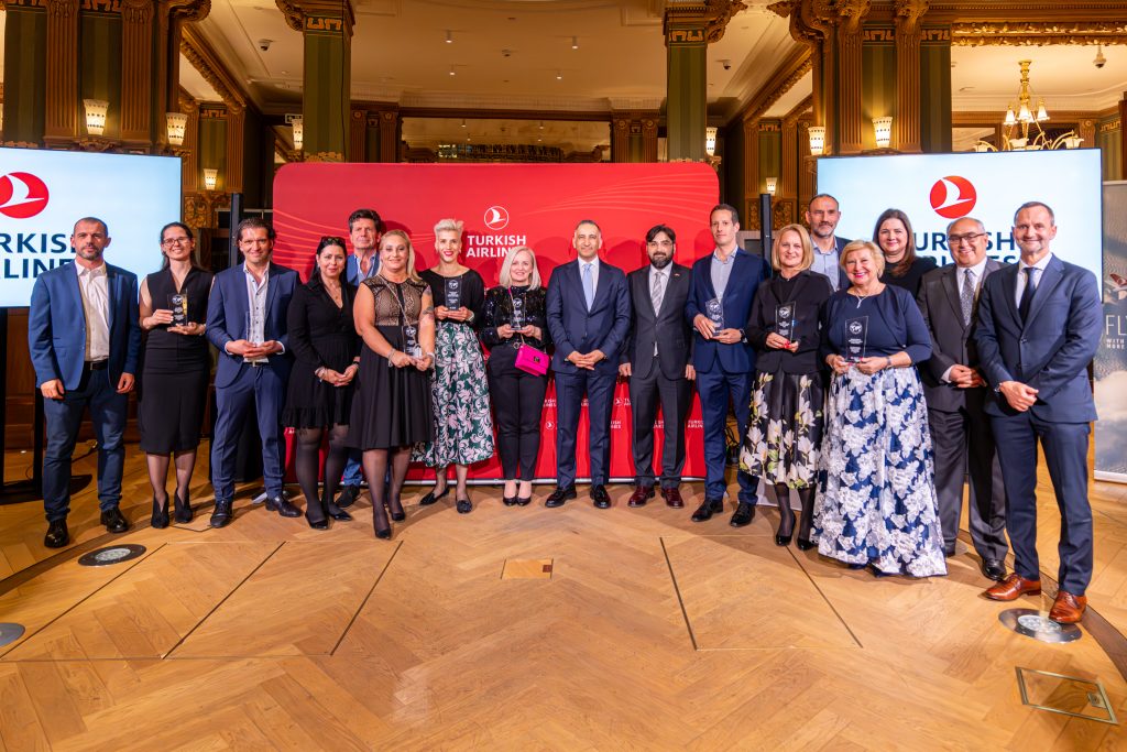 Díjazottak a Turkish Airlines Agency Award Night eseményen. Fotó: Buza Virág