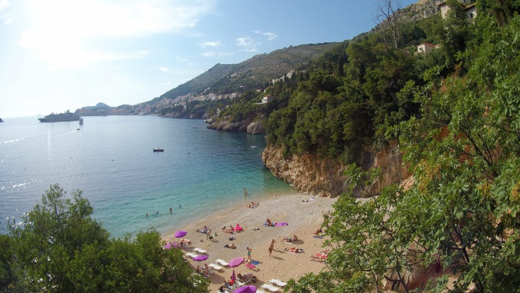 Sveti Jakov Beach, Dubrovnik, Horvátország. Fotó: CNTB