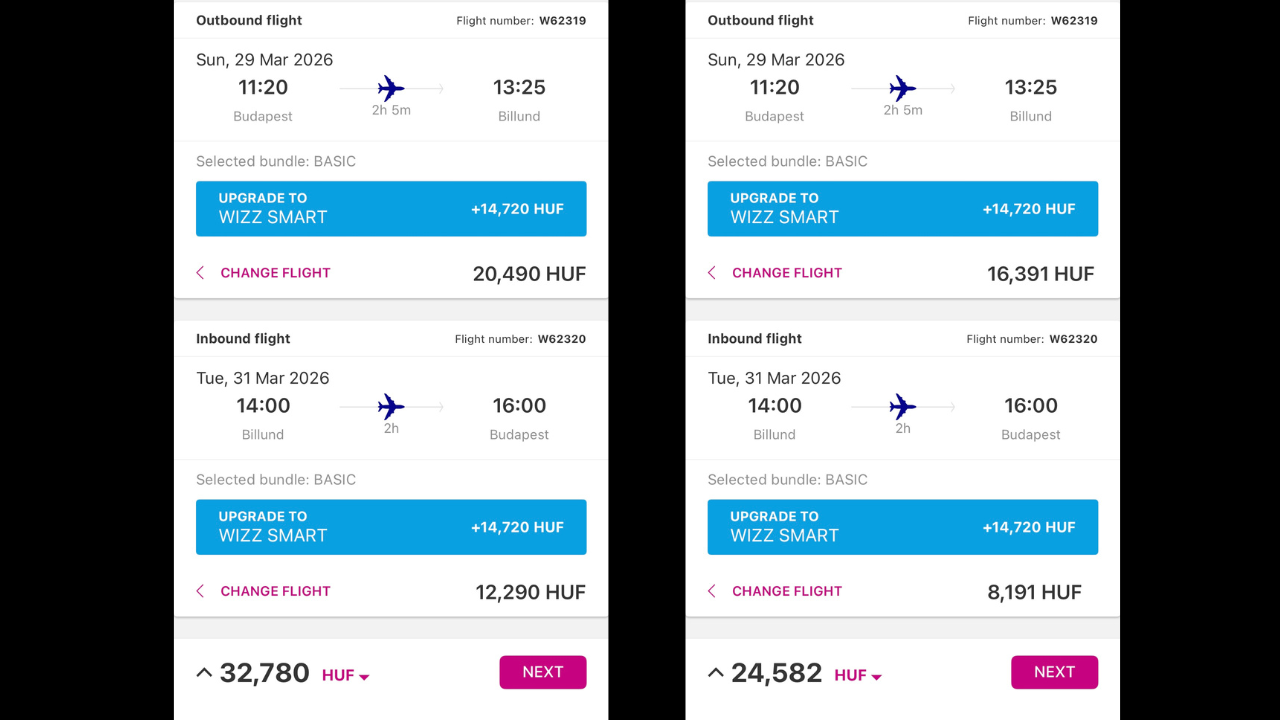 billund wizzair járat