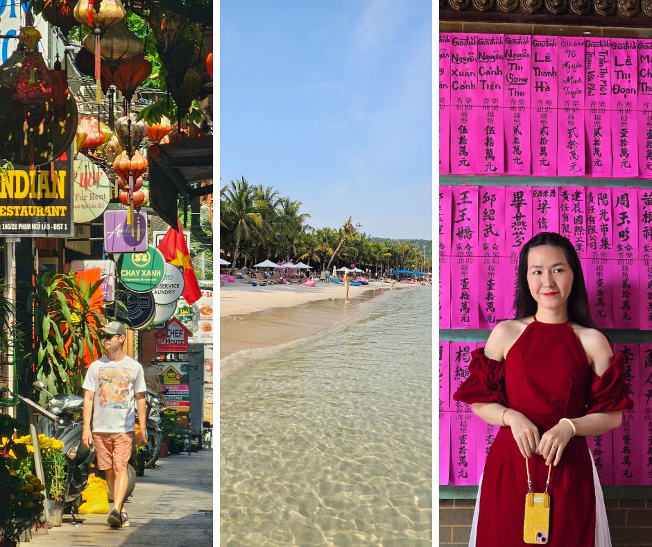 1. fotó: Ho Chi Minh City, Vietnám. 2. fotó: Phu Qouc, Vietnám. 3. fotó: Hoi An, Vietnám. Samsung Galaxy készülékkel készült.