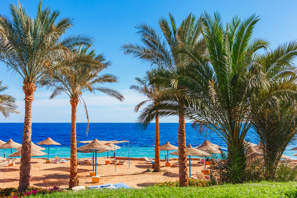 Sharm el‑Sheikh strandja, népszerű látnivaló Egyiptomban