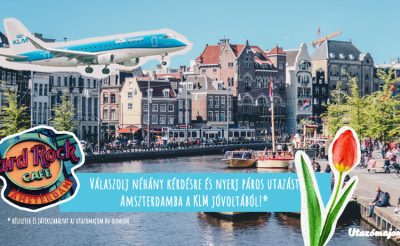 Nyerj páros utazást Amszterdamba a KLM és az Utazómajom közös játékán!
