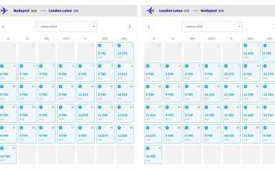 Halomban állnak a repülőjegyek Londonba 9.749 Ft-ért!