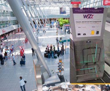 Kézipoggyász súlyát mérő kerettel riogatnak a közösségi médiában