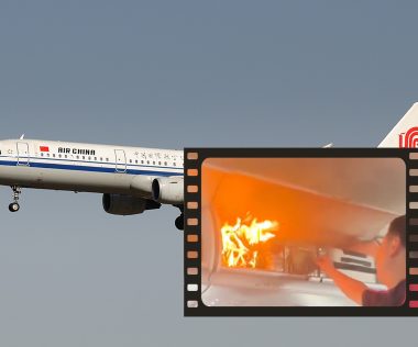 Felgyulladt egy akkumulátor az Air China egyik járatán